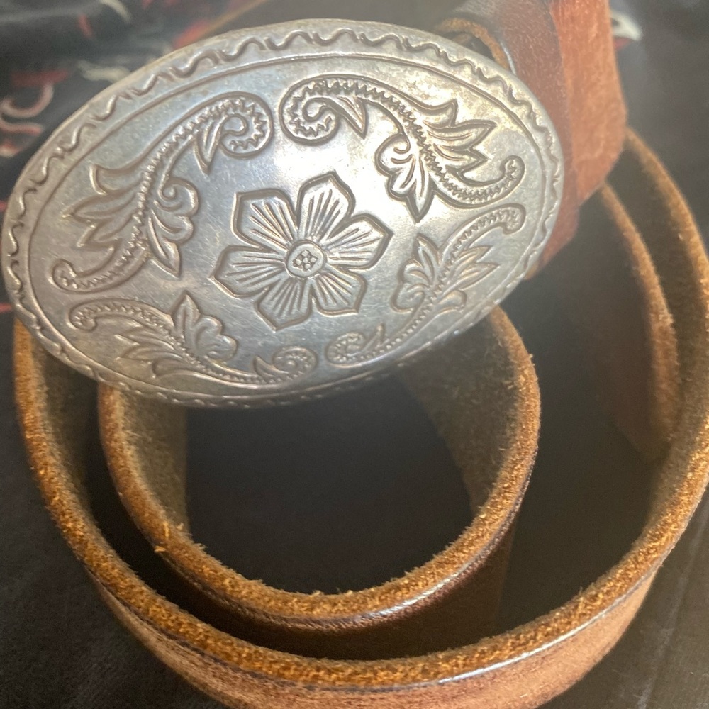 Vintage belts and buckles